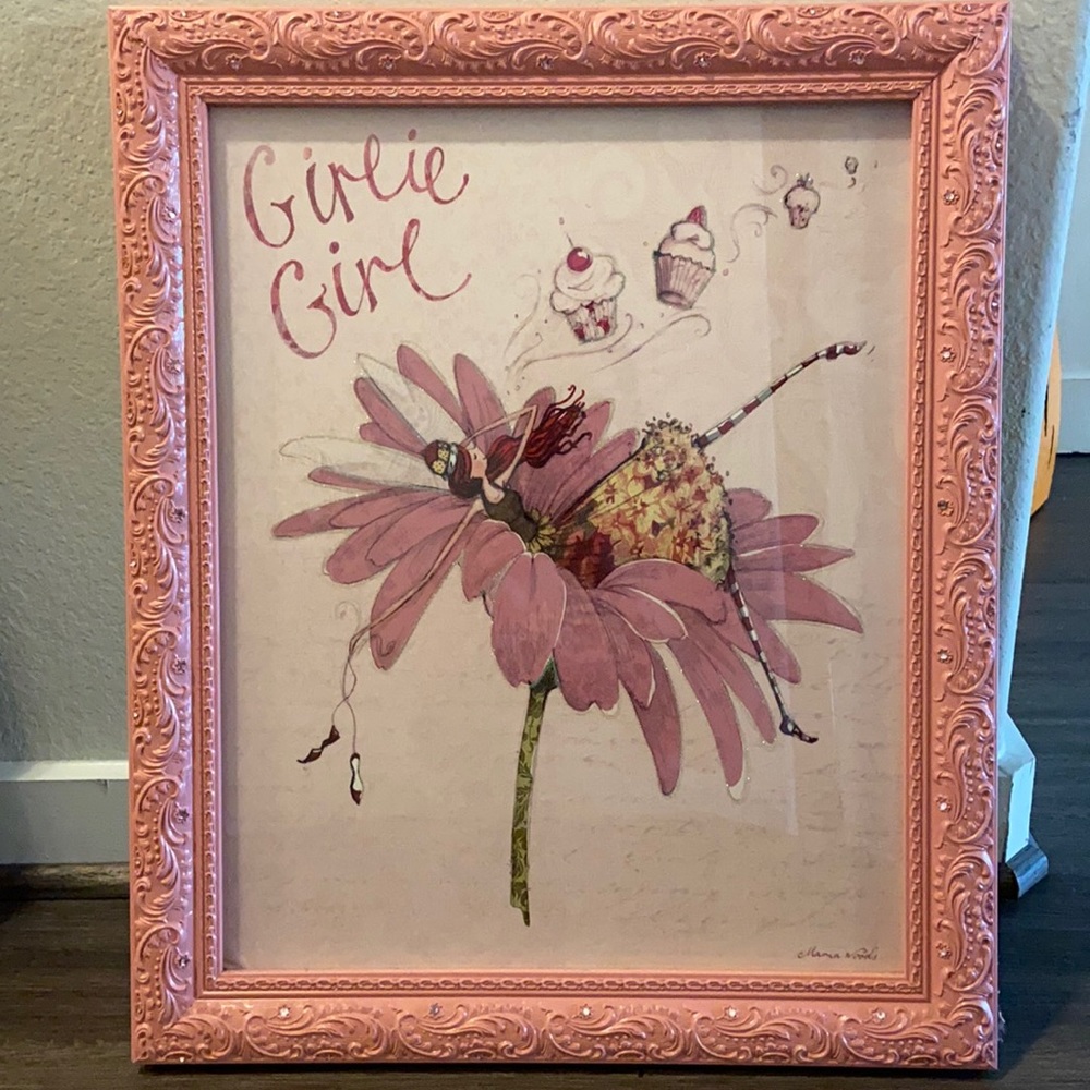 Wall art for a girls room